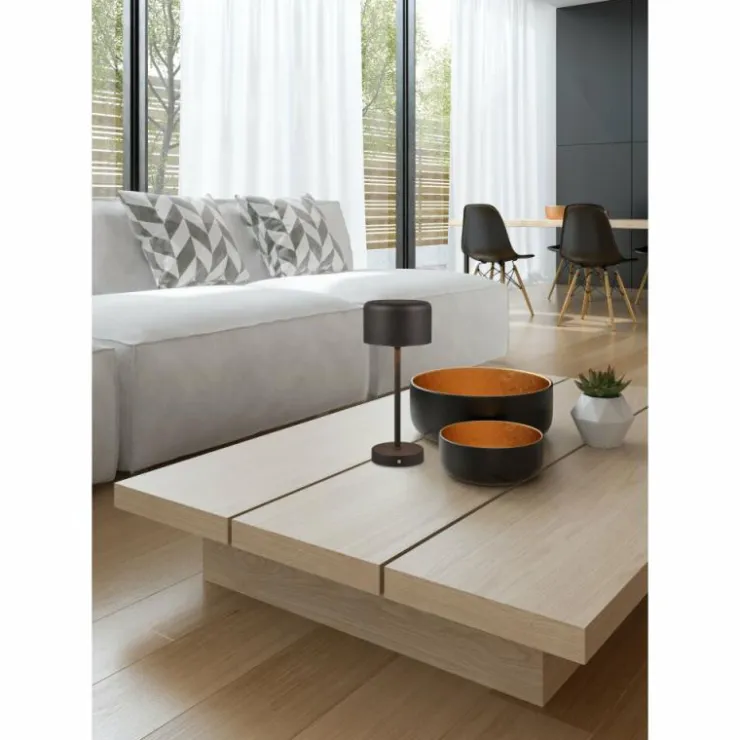Luminaires Reality Éclairage Led|Lampe de table Reality JEFF LED Noir, 1 lumière