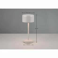 Luminaires Reality Éclairage Led|Lampe de table Reality JEFF LED Gris, 1 lumière