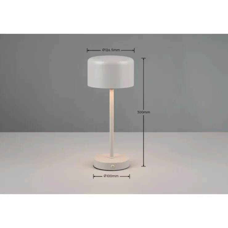 Luminaires Reality Éclairage Led|Lampe de table Reality JEFF LED Gris, 1 lumière