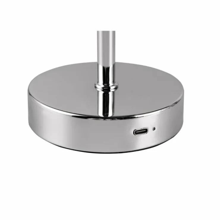 Luminaires Reality Éclairage Led|Lampe de table Reality JEFF LED Chrome, 1 lumière
