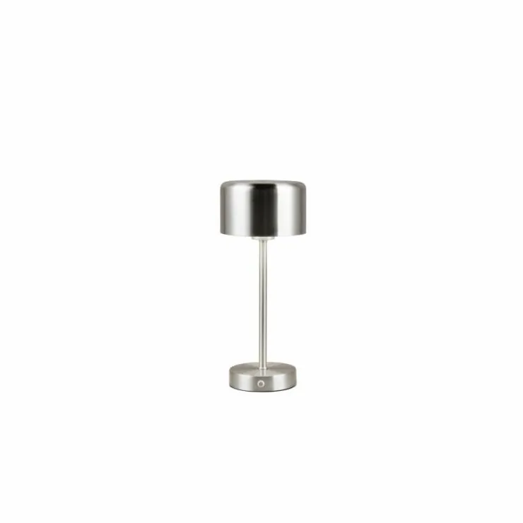 Luminaires Reality Éclairage Led|Lampe de table Reality JEFF LED Nickel mat, 1 lumière
