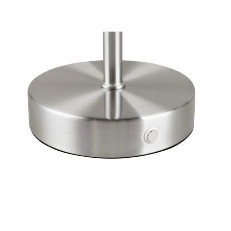 Luminaires Reality Éclairage Led|Lampe de table Reality JEFF LED Nickel mat, 1 lumière