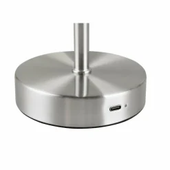 Luminaires Reality Éclairage Led|Lampe de table Reality JEFF LED Nickel mat, 1 lumière
