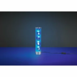 Luminaires Reality Lampes À Poser|Lampe de table Reality Rico LED Chrome, 1 lumière, Télécommandes, Changeur de couleurs