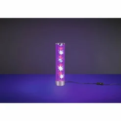 Luminaires Reality Lampes À Poser|Lampe de table Reality Rico LED Chrome, 1 lumière, Télécommandes, Changeur de couleurs