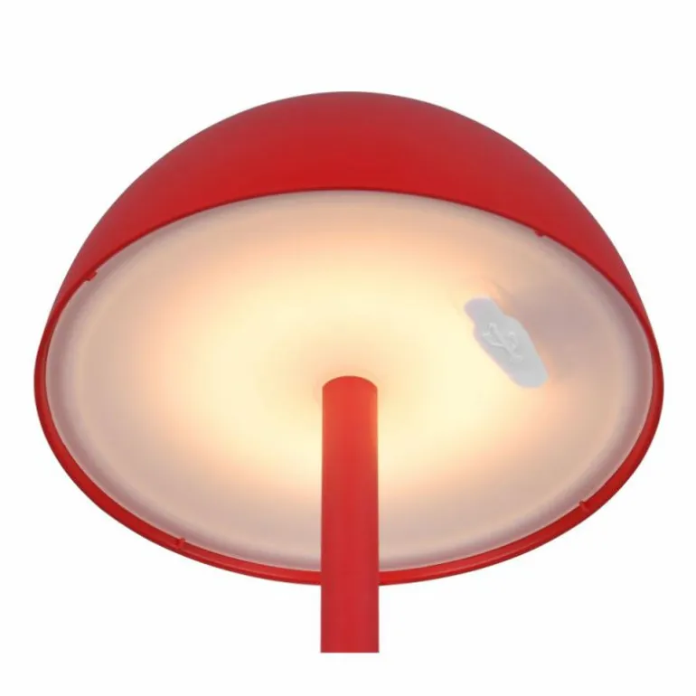 Lampe de table Reality RICARDO LED Rouge, 1 lumière