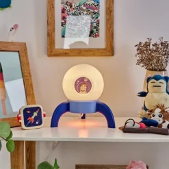 hofstein Éclairage Led|Lampe de table Rougemont LED Bleu, 1 lumière