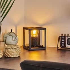 hofstein Lampes À Poser|Lampe de table Salla Noir, 1 lumière