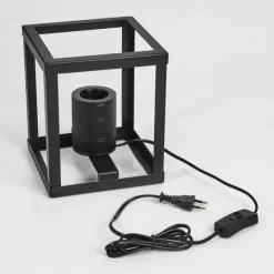 hofstein Lampes À Poser|Lampe de table Salla Noir, 1 lumière