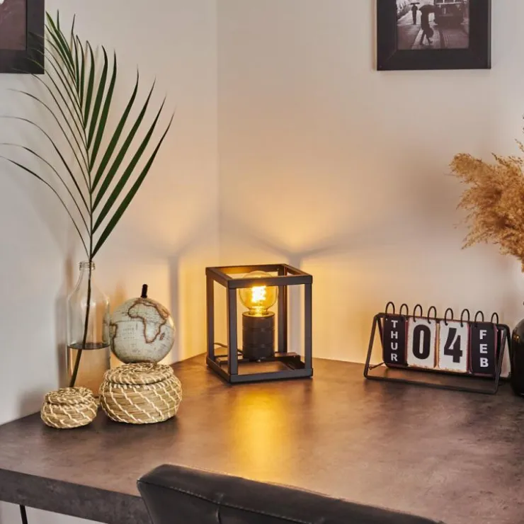 hofstein Lampes À Poser|Lampe de table Salla Noir, 1 lumière