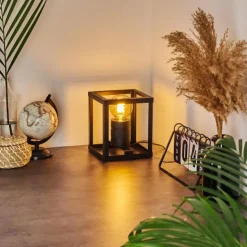 hofstein Lampes À Poser|Lampe de table Salla Noir, 1 lumière