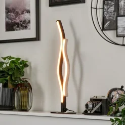 hofstein Éclairage Led|Lampe de table Serlande LED Aluminium, 1 lumière