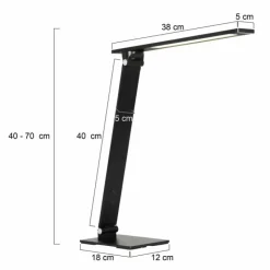 Luminaires Steinhauer Lampes À Poser|Lampe de table Steinhauer Serenade LED Noir, Blanc, 1 lumière