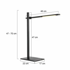 Luminaires Steinhauer Lampes À Poser|Lampe de table Steinhauer Stekk LED Noir, Blanc, 1 lumière