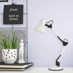 Luminaires Steinhauer Lampes À Poser|Lampe de table Steinhauer Study Blanc, 1 lumière