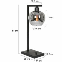 Luminaires Steinhauer Lampes À Poser|Lampe de table Steinhauer Lotus, 1 lumière