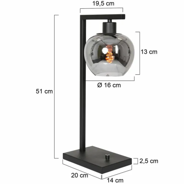 Luminaires Steinhauer Lampes À Poser|Lampe de table Steinhauer Lotus, 1 lumière