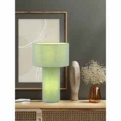 Luminaires Trio Lampes À Poser|Lampe de table Trio Bale Vert, 2 lumières