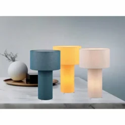 Luminaires Trio Lampes À Poser|Lampe de table Trio Bale Gris, 2 lumières