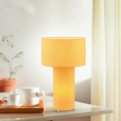 Luminaires Trio Lampes À Poser|Lampe de table Trio Bale Jaune, 2 lumières