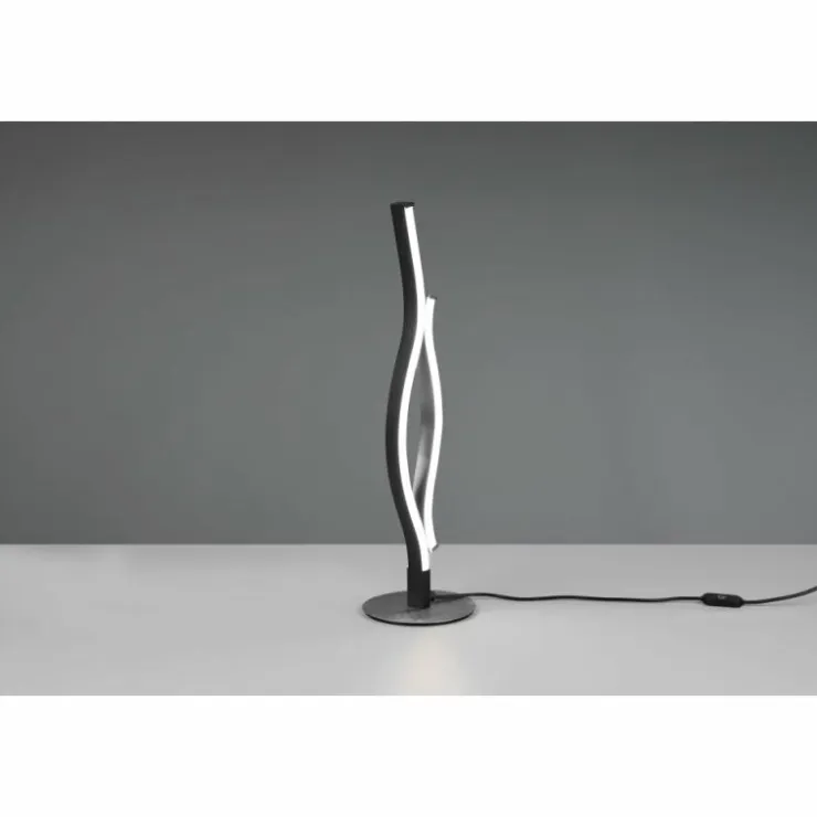 Luminaires Trio Lampes À Poser|Lampe de table Trio Blaze LED Aluminium brossé, 1 lumière