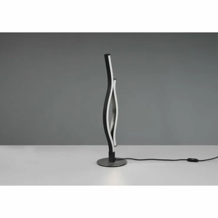 Luminaires Trio Lampes À Poser|Lampe de table Trio Blaze LED Aluminium brossé, 1 lumière