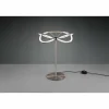 Luminaires Trio Lampes À Poser|Lampe de table Trio Charivari LED Nickel mat, 1 lumière