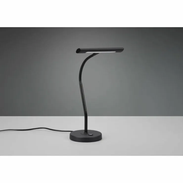 Luminaires Trio Éclairage Led|Lampe de table Trio Curtis LED Noir, 1 lumière