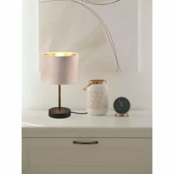 Luminaires Trio Lampes À Poser|Lampe de table Trio JULIETA Noir, 1 lumière
