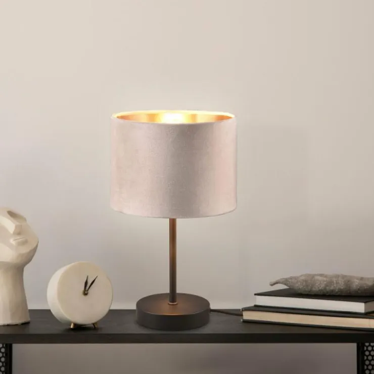 Luminaires Trio Lampes À Poser|Lampe de table Trio JULIETA Noir, 1 lumière