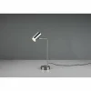 Luminaires Trio Lampes À Poser|Lampe de table Trio Marley Nickel mat, 1 lumière
