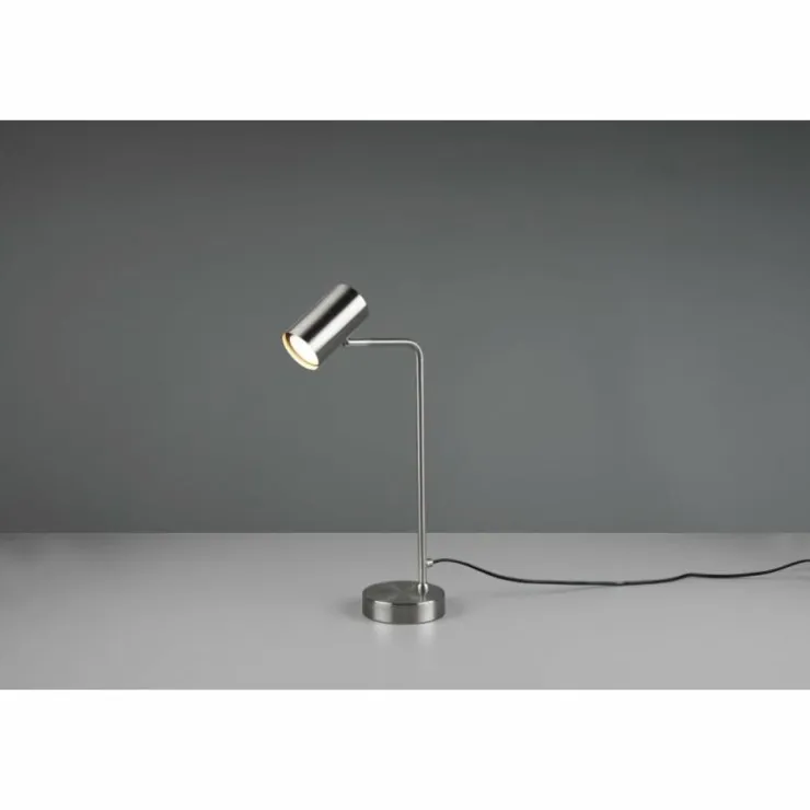 Luminaires Trio Lampes À Poser|Lampe de table Trio Marley Nickel mat, 1 lumière