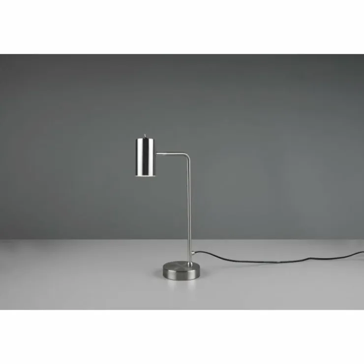 Luminaires Trio Lampes À Poser|Lampe de table Trio Marley Nickel mat, 1 lumière