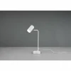 Luminaires Trio Lampes À Poser|Lampe de table Trio Marley Blanc, 1 lumière