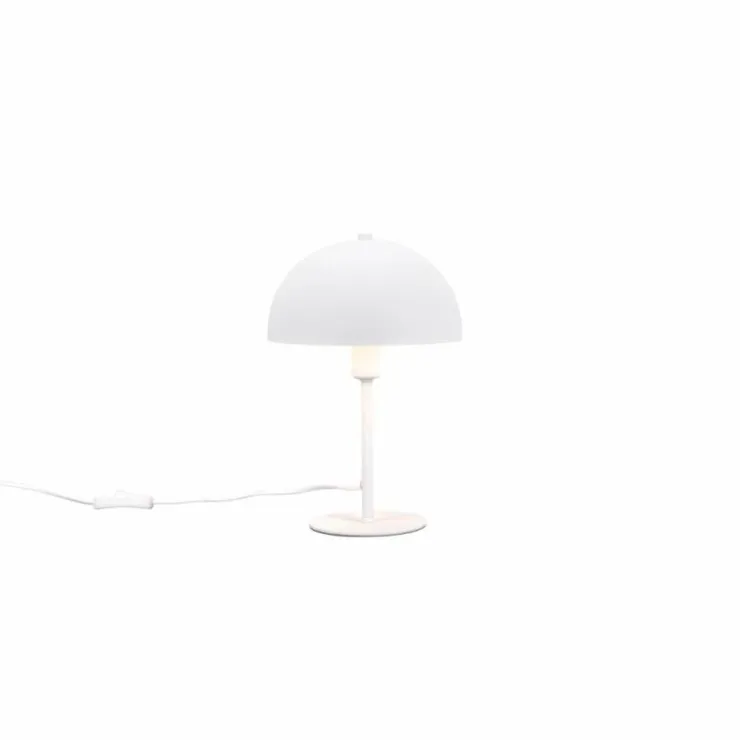 Luminaires Trio Lampes À Poser|Lampe de table Trio Nola Blanc, 1 lumière