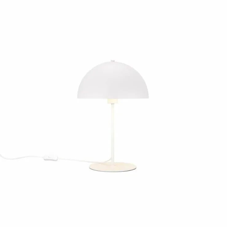 Luminaires Trio Lampes À Poser|Lampe de table Trio Nola Blanc, 1 lumière