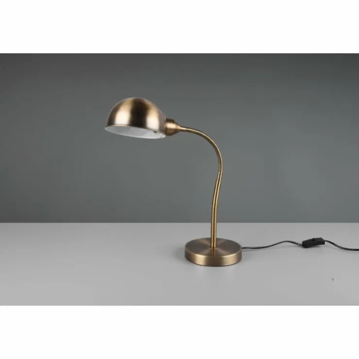 Luminaires Trio Lampes À Poser|Lampe de table Trio Perry Vieux laiton, 1 lumière