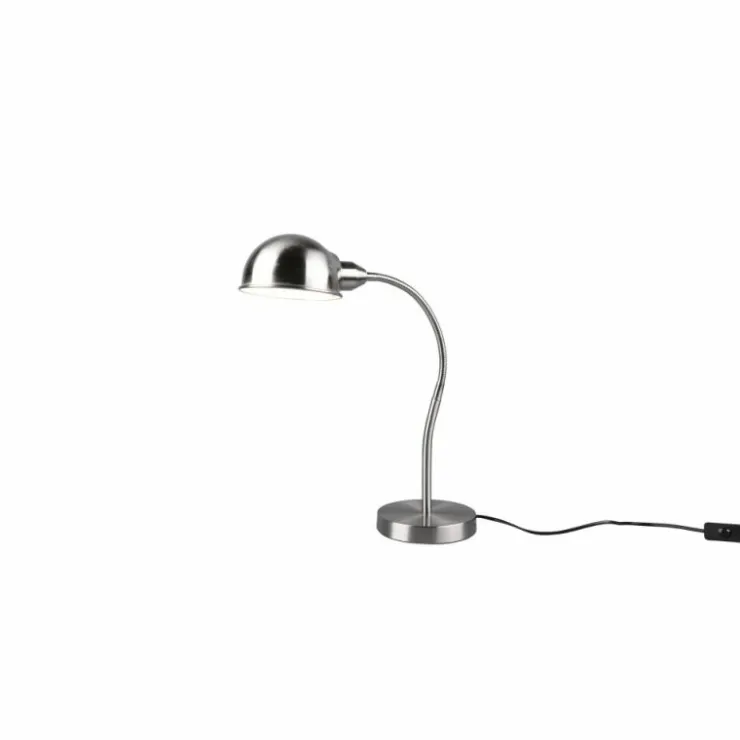 Luminaires Trio Lampes À Poser|Lampe de table Trio Perry Nickel mat, 1 lumière