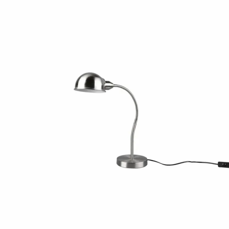 Luminaires Trio Lampes À Poser|Lampe de table Trio Perry Nickel mat, 1 lumière