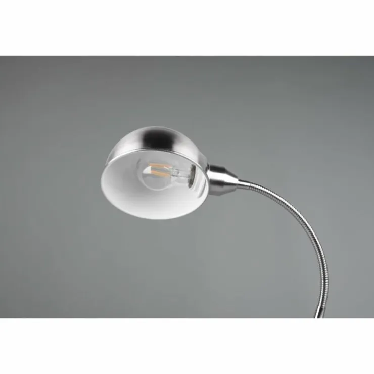 Luminaires Trio Lampes À Poser|Lampe de table Trio Perry Nickel mat, 1 lumière