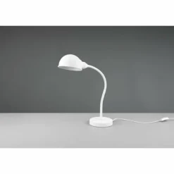 Luminaires Trio Lampes À Poser|Lampe de table Trio Perry Blanc, 1 lumière