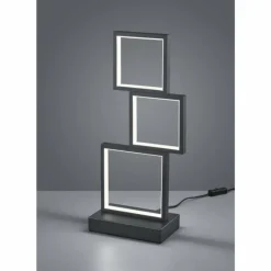 Luminaires Trio Lampes À Poser|Lampe de table Trio Sorrento LED Noir, 1 lumière