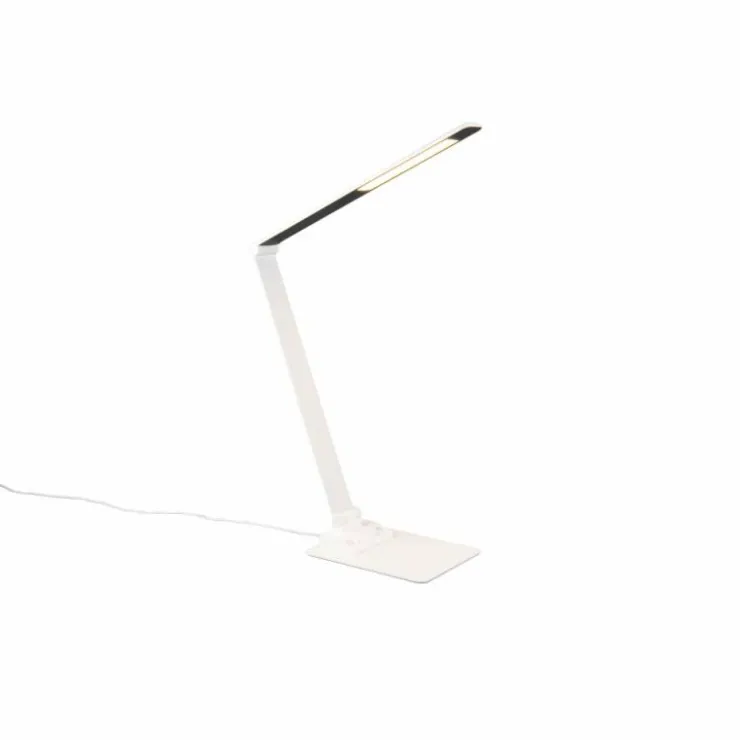 Luminaires Trio Éclairage Led|Lampe de table Trio TRAVIS LED Blanc, 1 lumière