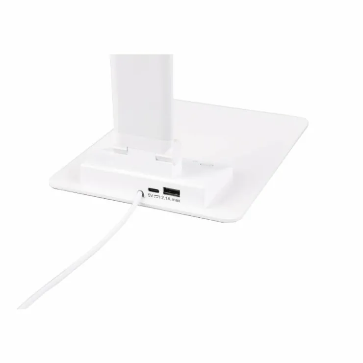 Luminaires Trio Éclairage Led|Lampe de table Trio TRAVIS LED Blanc, 1 lumière