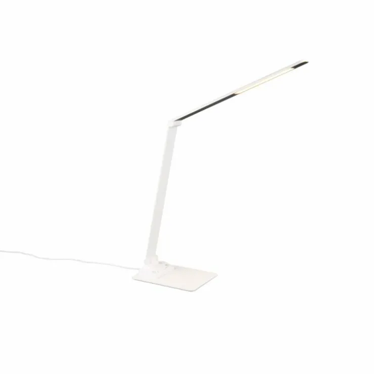Luminaires Trio Éclairage Led|Lampe de table Trio TRAVIS LED Blanc, 1 lumière