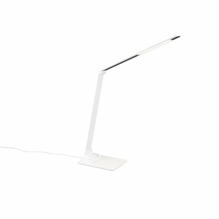 Luminaires Trio Éclairage Led|Lampe de table Trio TRAVIS LED Blanc, 1 lumière