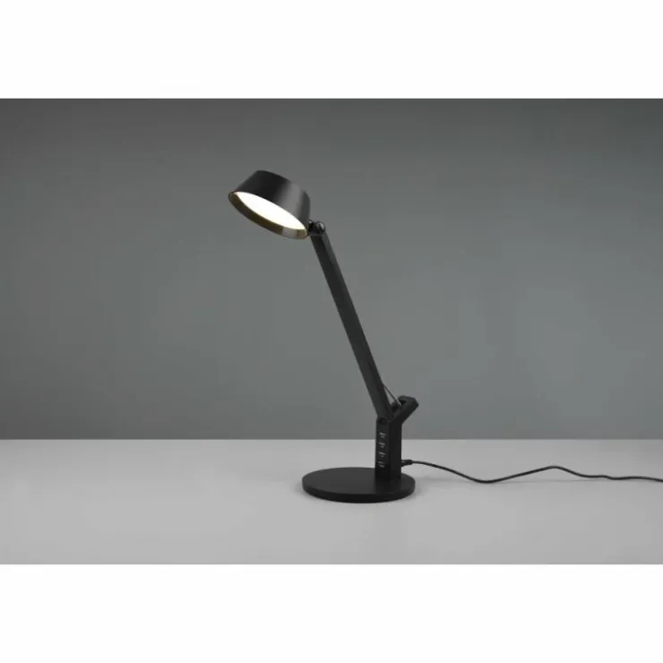 Luminaires Trio Éclairage Led|Lampe de table Trio-Leuchten Ava LED Noir, 1 lumière