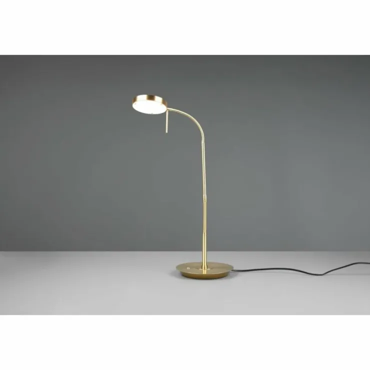 Luminaires Trio Éclairage Led|Lampe de table Trio-Leuchten Monza LED Laiton, 1 lumière