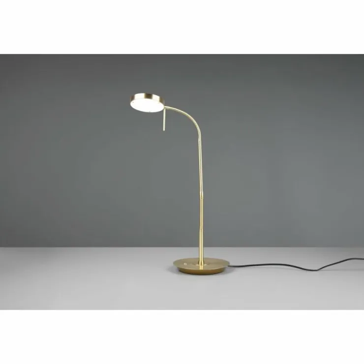 Luminaires Trio Éclairage Led|Lampe de table Trio-Leuchten Monza LED Laiton, 1 lumière