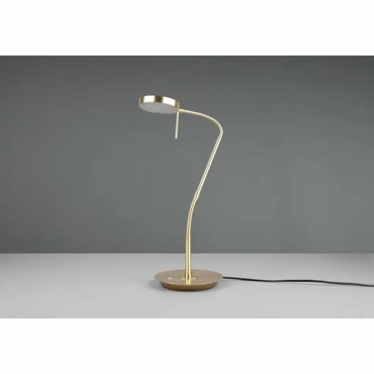 Luminaires Trio Éclairage Led|Lampe de table Trio-Leuchten Monza LED Laiton, 1 lumière